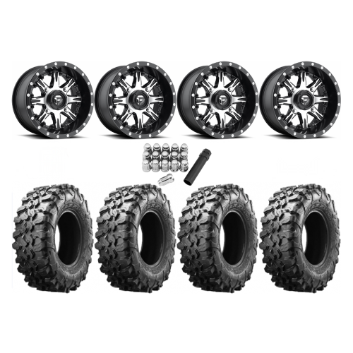 Maxxis Carnivore 30x10-14 Tires on Fuel Nutz Wheels Maxxis Carnivore 30x10-14 Tires on Fuel Nutz Wheels