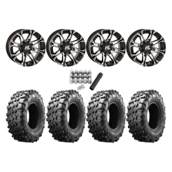 Maxxis Carnivore 28x10-14 Tires on HL3 Machined Wheels Maxxis Carnivore 28x10-14 Tires on HL3 Machined Wheels