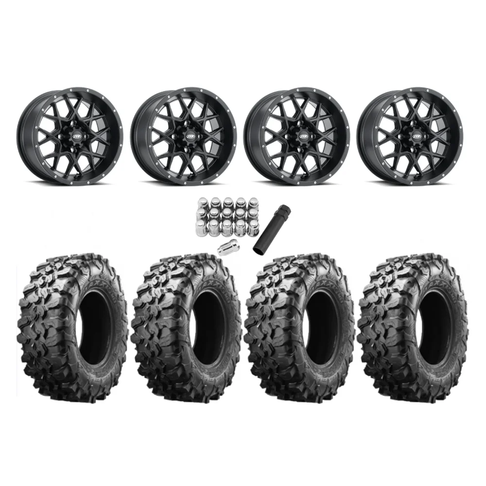 Maxxis Carnivore 32x10-15 Tires on ITP Hurricane Wheels, complete kit