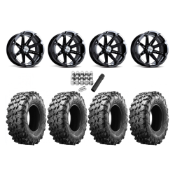 Maxxis Carnivore 35x10-15 Tires on MSA M12 Diesel Wheels Maxxis Carnivore 35x10-15 Tires on MSA M12 Diesel Wheels