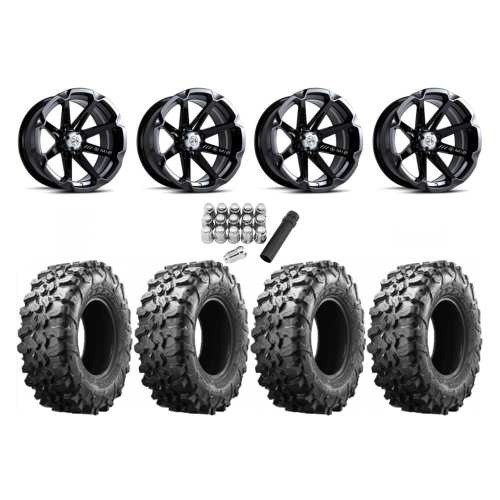 Maxxis Carnivore 35x10-15 Tires on MSA M12 Diesel Wheels Maxxis Carnivore 35x10-15 Tires on MSA M12 Diesel Wheels