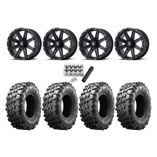Maxxis Carnivore 28x10-14 Tires on MSA M33 Clutch Wheels