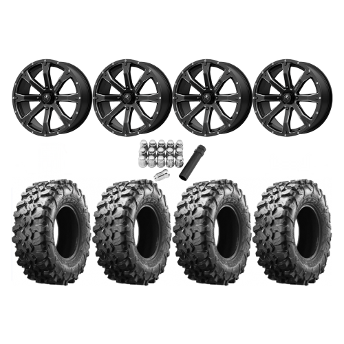 Maxxis Carnivore 28x10-14 Tires on MSA M42 Bounty Wheels Maxxis Carnivore 28x10-14 Tires on MSA M42 Bounty Wheels