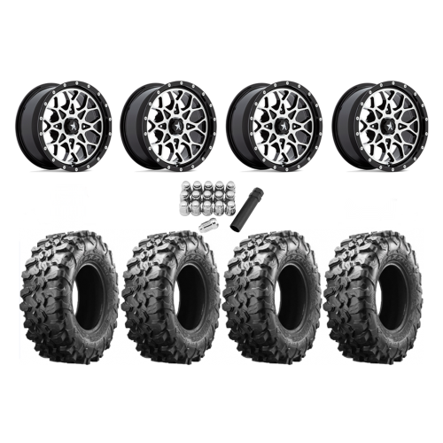 Maxxis Carnivore 32x10-15 Tires on MSA M45 Portal Machined Wheels