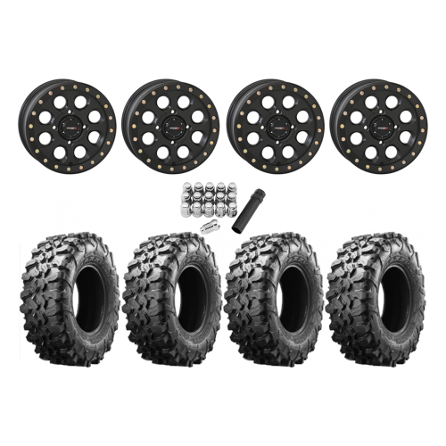 Maxxis Carnivore 31x10-15 Tires on SB-7 Matte Black Beadlock Wheels Maxxis Carnivore 31x10-15 Tires on SB-7 Matte Black Beadlock Wheels