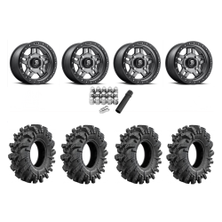 Intimidator 34x10.5-15 Tires on Fuel Anza D558 Wheels