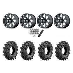 Intimidator 30x10-14 Tires on MSA M20 Kore Wheels