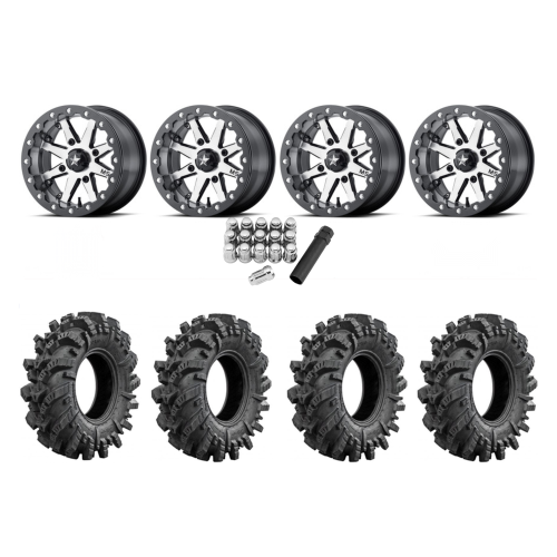 Intimidator 34x10.5-15 Tires on MSA M21 Lok Beadlock Wheels