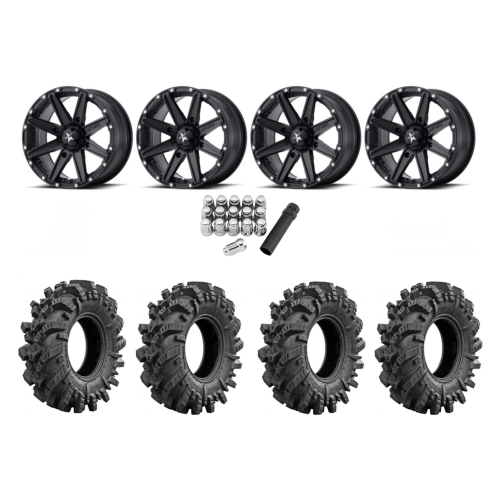 Intimidator 30x10-14 Tires on MSA M33 Clutch Wheels