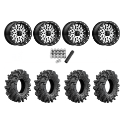 Intimidator 34x10.5-15 Tires on MSA M37 Brute Beadlock Wheels