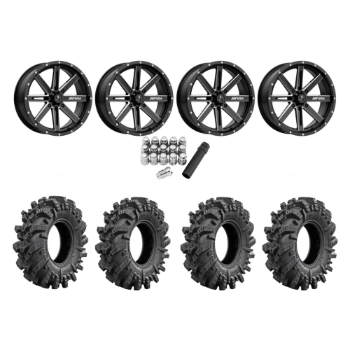 Intimidator 34x10.5-15 Tires on MSA M41 Boxer Wheels