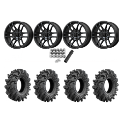 Intimidator 34x10.5-15 Tires on MSA M43 Fang Wheels