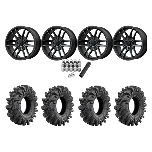 Intimidator 34x10.5-15 Tires on MSA M43 Fang Wheels