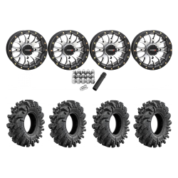 Intimidator 28x10-14 Tires on ST-3 Machined Wheels Intimidator 28x10-14 Tires on ST-3 Machined Wheels