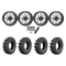 Intimidator 30x10-14 Tires on ST-3 Machined Wheels