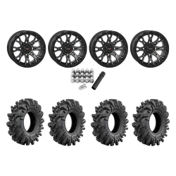 Intimidator 30x10-14 Tires on ST-6 Dark Tint Wheels