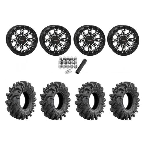 Intimidator 30x10-14 Tires on ST-6 Machined Wheels Intimidator 30x10-14 Tires on ST-6 Machined Wheels