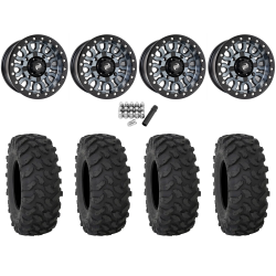 System 3 XTR370 35x10-15 Tires on Tusk Fremont Gunmetal Beadlock Wheels