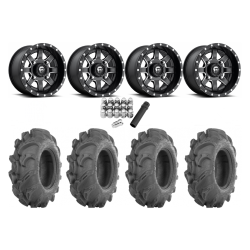 ITP Mega Mayhem 27x9-14 Tires on Fuel Maverick Wheels
