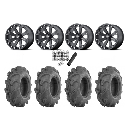 ITP Mega Mayhem 27x9-14 Tires on MSA M20 Kore Wheels