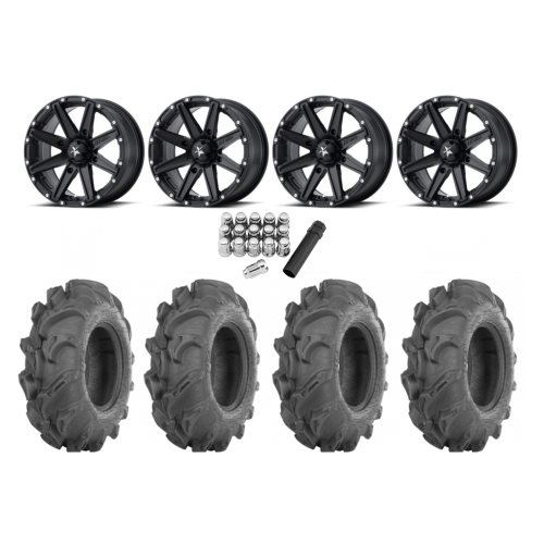 ITP Mega Mayhem 27x9-14 Tires on MSA M33 Clutch Wheels