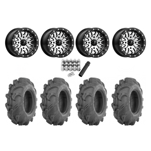 ITP Mega Mayhem 28x9-14 Tires on MSA M38 Brute Wheels