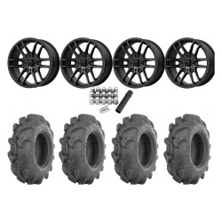 ITP Mega Mayhem 27x9-14 Tires on MSA M43 Fang Wheels