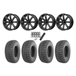 GBC Kanati Mongrel 28x10-14 Tires on MSA M42 Bounty Wheels GBC Kanati Mongrel 28x10-14 Tires on MSA M42 Bounty Wheels