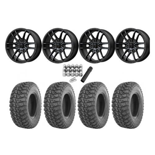GBC Kanati Mongrel 28x10-14 Tires on MSA M43 Fang Wheels