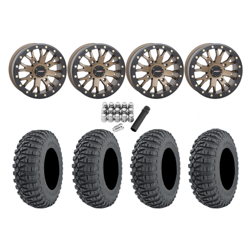 GBC Kanati Terra Master 31x10-14 Tires on SB-4 Bronze Beadlock Wheels GBC Kanati Terra Master 31x10-14 Tires on SB-4 Bronze Beadlock Wheels