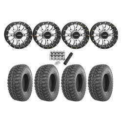 GBC Kanati Mongrel 28x10-14 Tires on ST-3 Machined Wheels