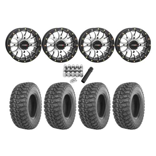 GBC Kanati Mongrel 28x10-14 Tires on ST-3 Machined Wheels