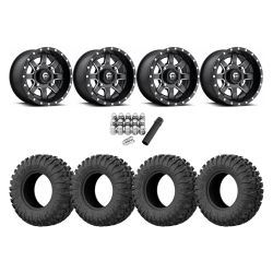 EFX Motoclaw 27x10-14 Tires on Fuel Maverick Wheels EFX Motoclaw 27x10-14 Tires on Fuel Maverick Wheels