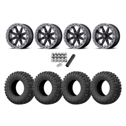 EFX Motoclaw 27x10-14 Tires on MSA M31 Lok2 Beadlock Wheels EFX Motoclaw 27x10-14 Tires on MSA M31 Lok2 Beadlock Wheels