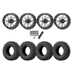 EFX Motoclaw 27x10-14 Tires on ST-3 Machined Wheels