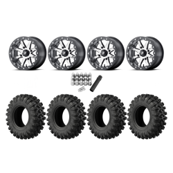 EFX MotoRavage XL 28x10-14 Tires on MSA M21 Lok Beadlock Wheels EFX MotoRavage XL 28x10-14 Tires on MSA M21 Lok Beadlock Wheels