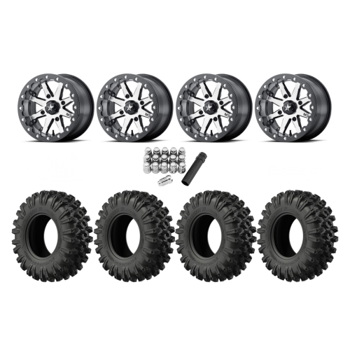 EFX MotoRavage XL 28x10-14 Tires on MSA M21 Lok Beadlock Wheels