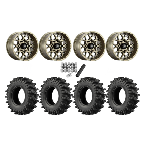 EFX MotoSlayer 30x9.5-14 Tires on ITP Hurricane Bronze Wheels