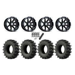 EFX MotoSlayer 28x9.5-14 Tires on MSA M12 Diesel Wheels EFX MotoSlayer 28x9.5-14 Tires on MSA M12 Diesel Wheels
