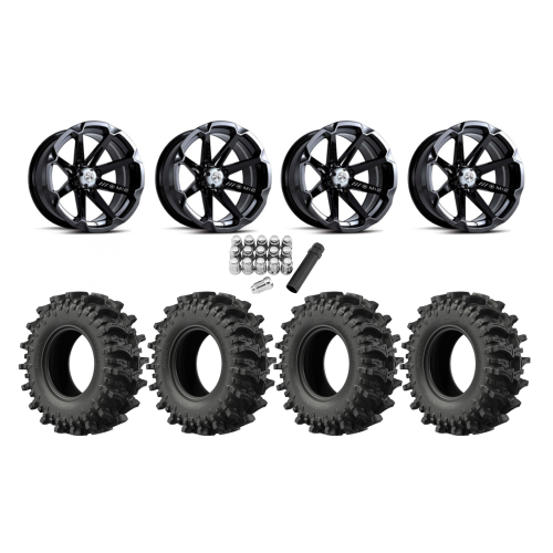 EFX MotoSlayer 28x9.5-14 Tires on MSA M12 Diesel Wheels
