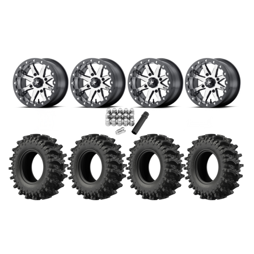 EFX MotoSlayer 30x9.5-14 Tires on MSA M21 Lok Beadlock Wheels