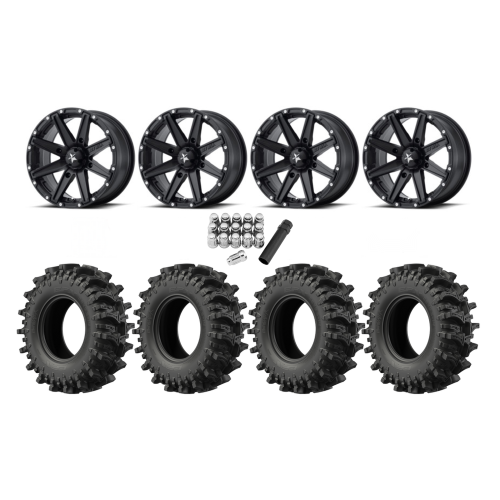 EFX MotoSlayer 28x9.5-14 Tires on MSA M33 Clutch Wheels