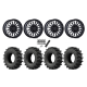 EFX MotoSlayer 33x9.5-20 Tires on MSA M50 Clubber Gloss Black Wheels