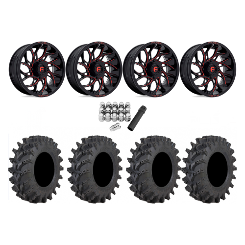 STI Outback Max 33x9-20 Tires on Fuel Runner Candy Red Wheels STI Outback Max 33x9-20 Tires on Fuel Runner Candy Red Wheels