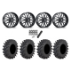 STI Outback Max 33x9-20 Tires on ITP Hurricane Gloss Black Wheels
