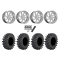 STI Outback Max 36x9-20 Tires on MSA M36 Switch Brushed Titanium Wheels