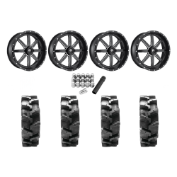 Quadboss QBT680 35x9.5-18 Tires on Fuel Maverick Wheels