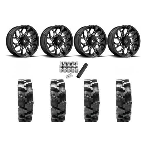 Quadboss QBT680 40x9.5-24 Tires on Fuel Runner Wheels