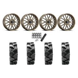 Quadboss QBT680 35x9.5-18 Tires on ITP Hurricane Bronze Wheels