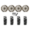 Quadboss QBT680 35x9.5-18 Tires on ITP Hurricane Bronze Wheels